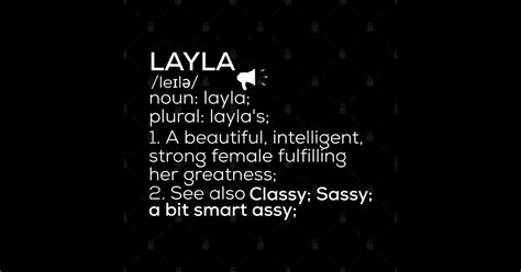 Layla Name Layla Definition Layla Female Name Layla Meaning Layla Name Sticker Teepublic