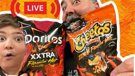 Live Stream Xxtra Flamin Hot Doritos Vs Cheetos Youtube