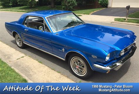 Blue 1966 Ford Mustang Hardtop Photo Detail