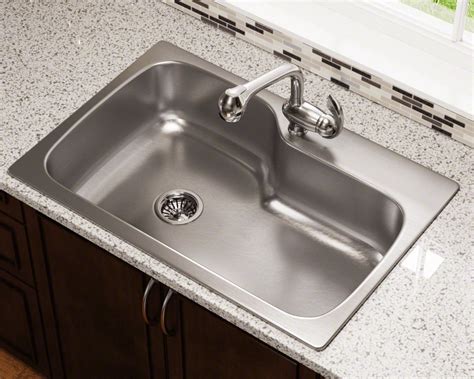 Mx346dm Single Bowl Dual Mount Stainless Steel Sink