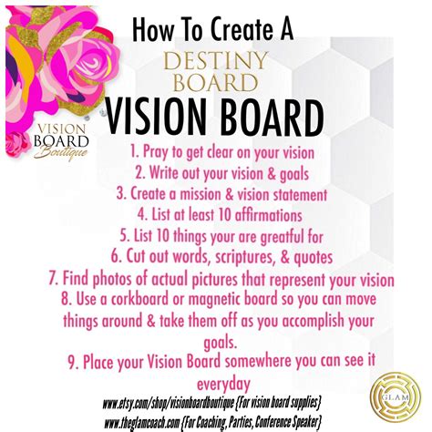 Christian Vision Board Template