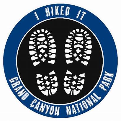 Sticker Hiking Window National Park Vinyl Boots