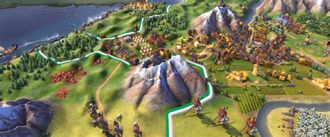 Positive examples include factories and stadiums (which by default offer production and happiness respectively to cities within a 6 tile radius unless they're within range of another building of the same type) and a negative example. Civilization 6 Demo Highlights China and 60 turns of play time | Shacknews