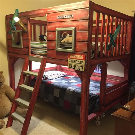 After you've created your new bedroom in minecraft, use your build as inspiration for a creative writing project. ClubHouse Minecraft | Ana White | Minecraft bedroom decor ...