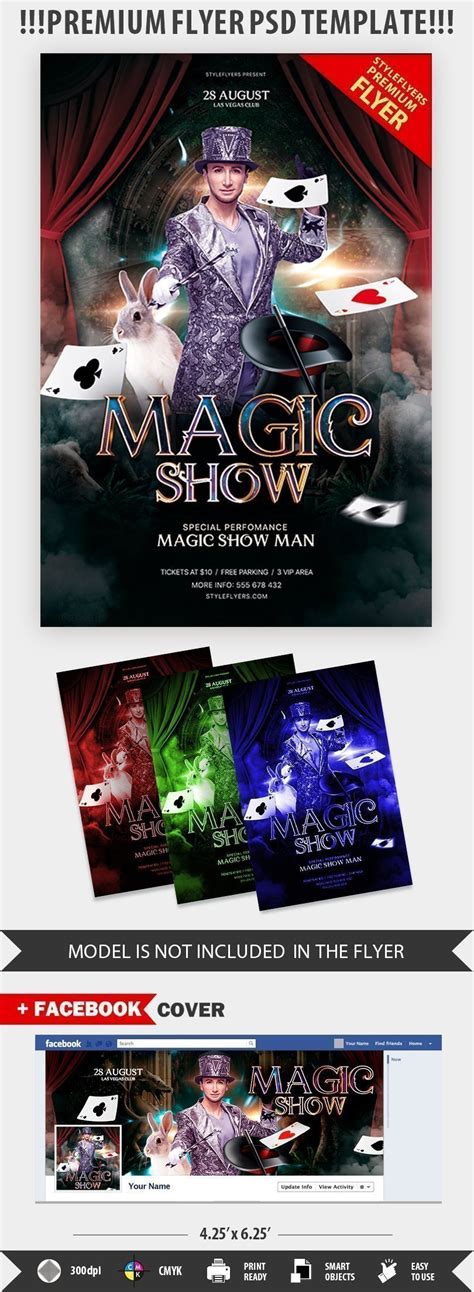 Magic Show Psd Flyer Template 31063 Styleflyers