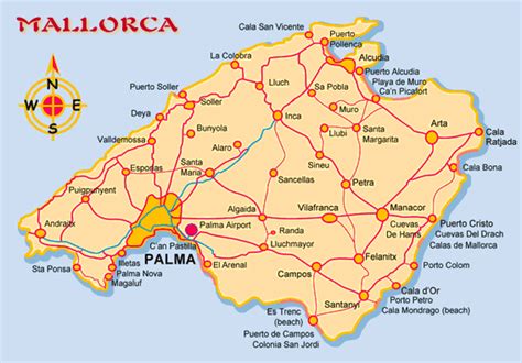 Landkarte Mallorca Bilder Europa Karte Region Provinz Bereich