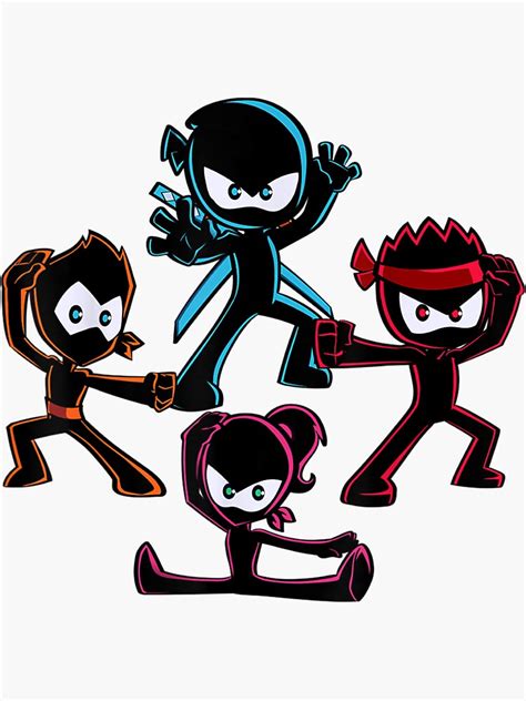 Ninja Kids Merch Ninja Kidz Team Sticker For Sale By Sandyetsqb