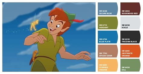 Peter Pan Color Scheme Pansc