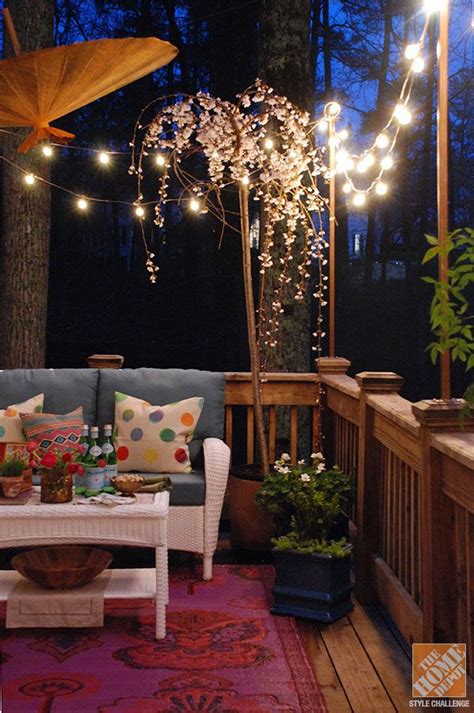 I Am A Real Sucker For Outdoor Lights Deck Decorating Ideas A