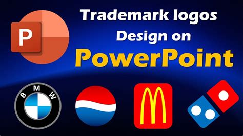 Powerpoint Tutorial Design Trademark Logos On Powerpoint Youtube