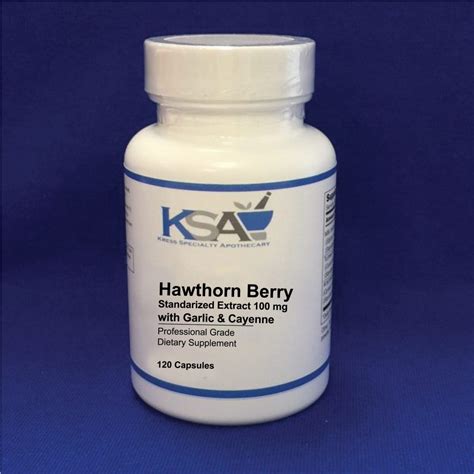 Hawthorn Berry Extract 100 Mg Kress Specialty Apothecary