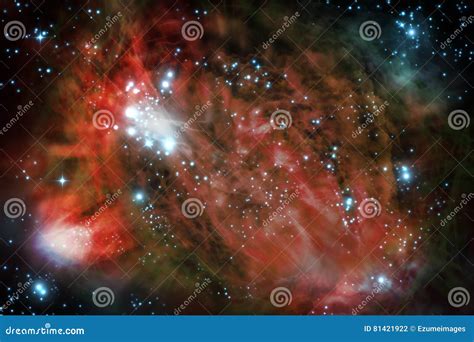 Universe Starscape Background Stock Illustration Illustration Of