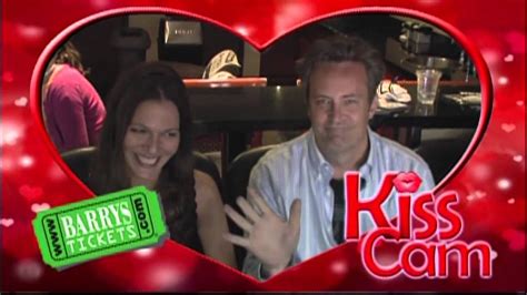 Matthew Perry On La Kings Kiss Cam Kiss Cam Funny  Best Funny
