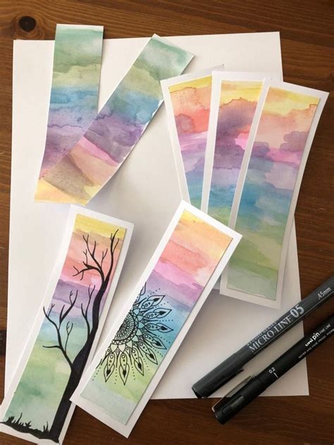 10 fun diy bookmarks for you to make crafty dutch girl diy bookmarks watercolor bookmarks