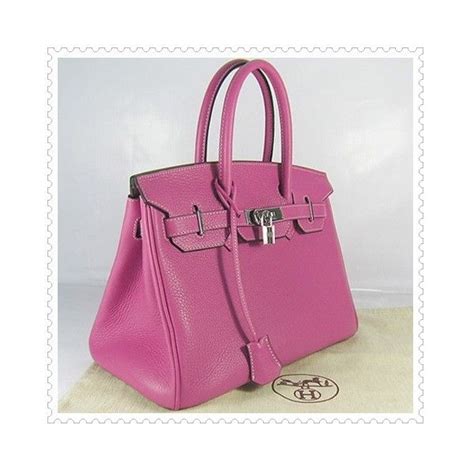 Hermes Birkin Bag Hot Pink Silver Via Polyvore Birkin Bag Hermes