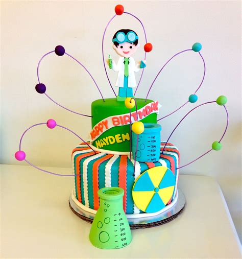 Science Cake — Birthday Cakes Science Cake Scientist Birthday Party Science Birthday Party Ideas
