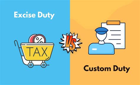 Excise Duty Vs Custom Duty Whats The Difference With Table