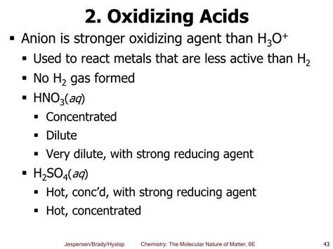 PPT Chapter 6 Oxidation Reduction Reactions PowerPoint Presentation