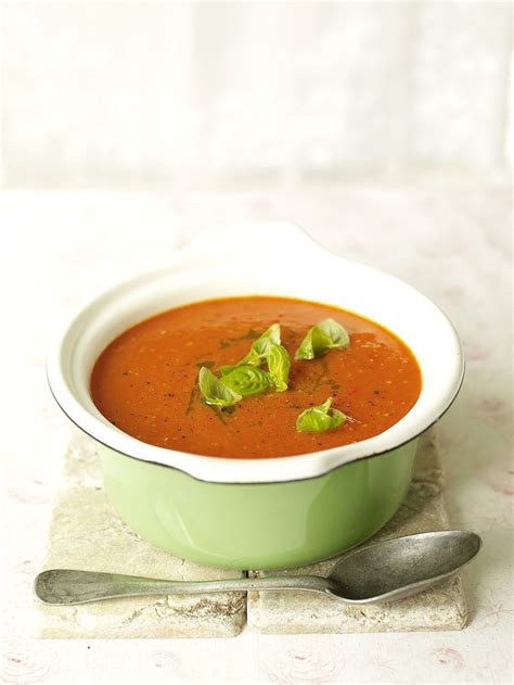 Tomato Soup And Basil Vegetables Recipes Jamie Oliver Recipes