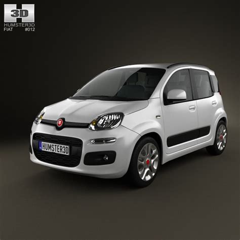 3d Fiat Panda 2012 Model