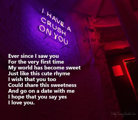 40 Crush Poems I Love You Poems For Her From The Heart Dailyfunnyquote