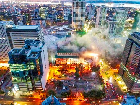 Photos Fire At Metro Ayala Center Cebu Aerial View