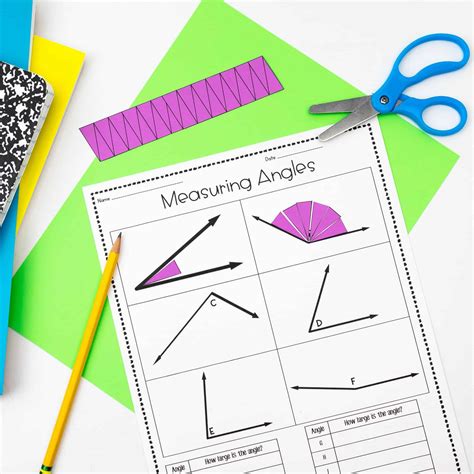 Measuring Angles Worksheets And Activities
