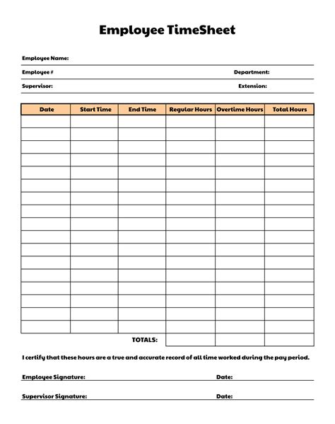 Monthly Time Sheets 10 Free Pdf Printables Printablee