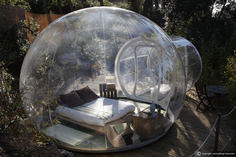 Relaxnowtm Single Tunnel Transparent Bubble Tent Outdoor Inflatable
