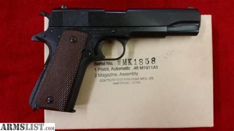 Armslist For Sale Nib Colt 1911a1 Ww2 Limited