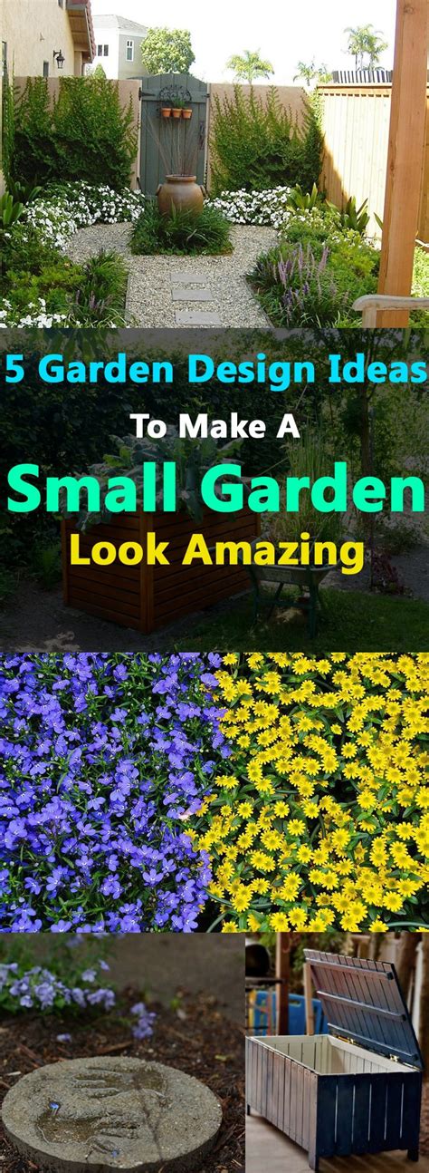 Now as urban farms and beautiful edible gardens are popping up everywhere, we are no longer limited to only the backyard for vegetable gardening. 5 Garden Design Ideas To Make A Small Garden Look Amazing | Balcony Garden Web