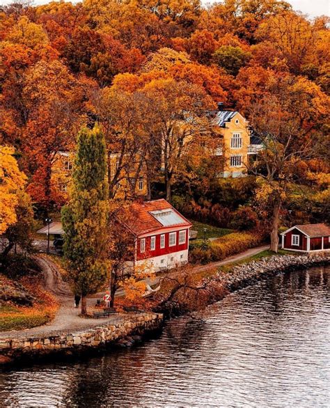 Stockholm Sweden Autumn Scenery Autumn Cozy Autumn Scenes