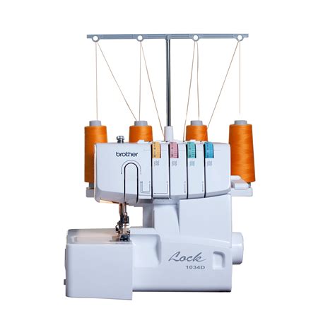 Brother 1034d 3 Or 4 Thread Serger With Easy Lay In Threading White