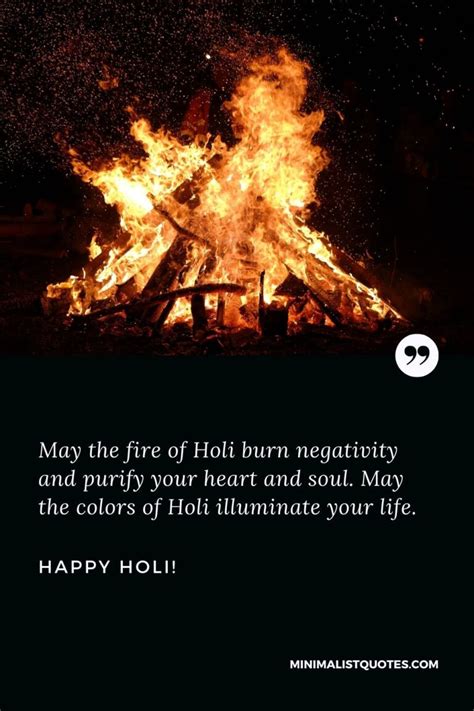 May The Fire Of Holi Burn Negativity And Purify Your Heart And Soul