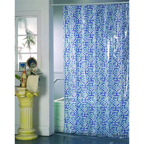 Perdea dus Pvc, Msv, 180x200 cm, blue - eMAG.ro