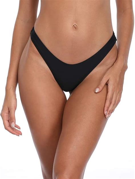 Relleciga Women S High Cut Thong Bikini Bottom Amazon Ca Clothing Accessories