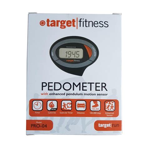 Target Fitness Pro 04 Pedometer With Enchanced Motion Sensor Avant