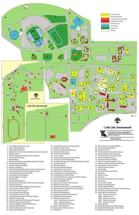 La Tech Campus Map Map Vectorcampus Map Porn Sex Picture