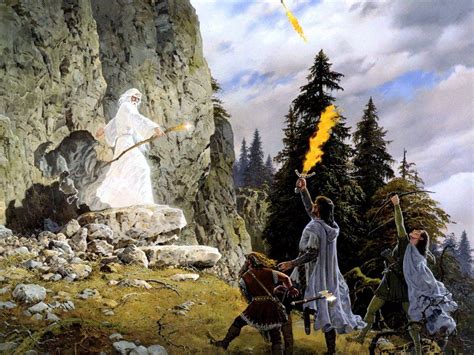 Ted Nasmith The Lord Of The Rings Scene Hobbit Art Tolkien Art