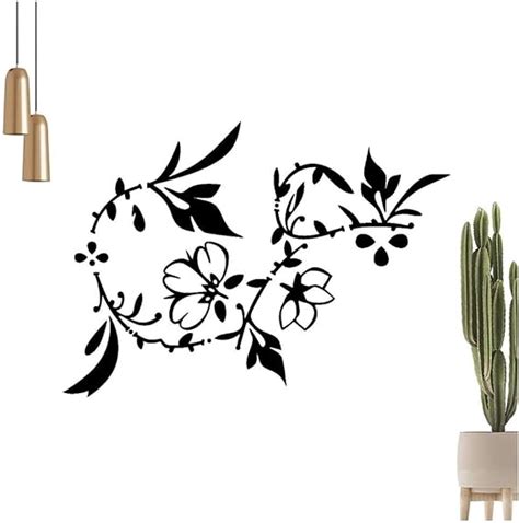Flower Vine Lines Wall Stickers Wall Stickers Wall Sticker Available In