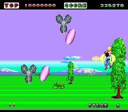 Space Harrier Usa Japan Turbografx Rom Cdromance