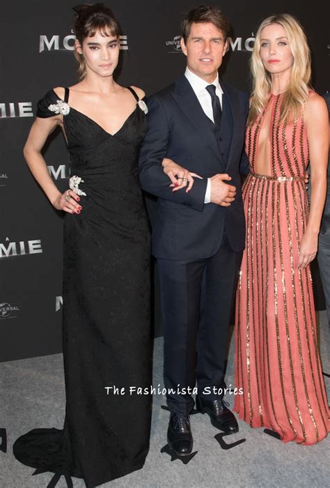 Sofia Boutella Tom Cruise Annabelle Wallis At The Mummy Paris Premiere