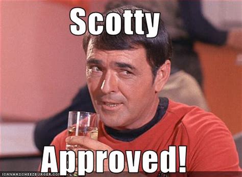 Star Trek Scotty Approved By Judihyuga On Deviantart