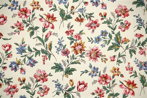 1900s Antique French Wallpaper Lovely Antique Floral Etsy Of Wallpaper