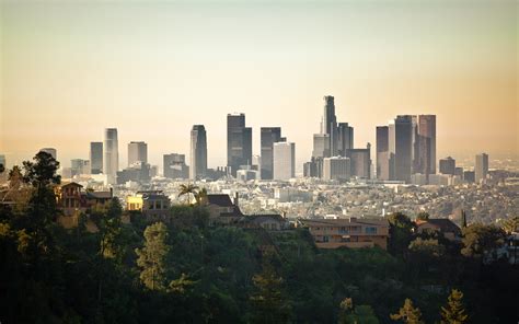 Los Angeles Skyline Wallpapers Top Free Los Angeles Skyline