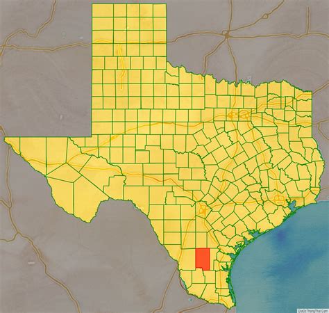 Map Of Duval County Texas