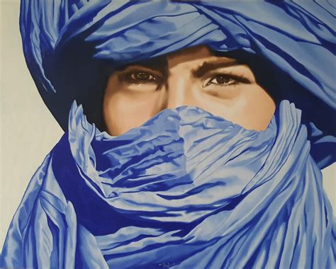 Tuareg Painting By Luigi Maria De Rubeis Artmajeur