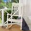 Better Homes & Gardens Ridgely Slat Back Mahogany Rocking Chair White 