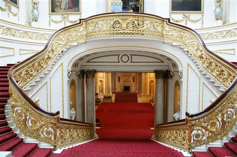 Buckingham Palace London England Grand Staircase Photo Credited To