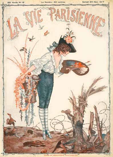 la vie parisienne 1917 au front sex appeal mad men art vintage ad